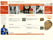 Tablet Screenshot of freilandmuseum.org